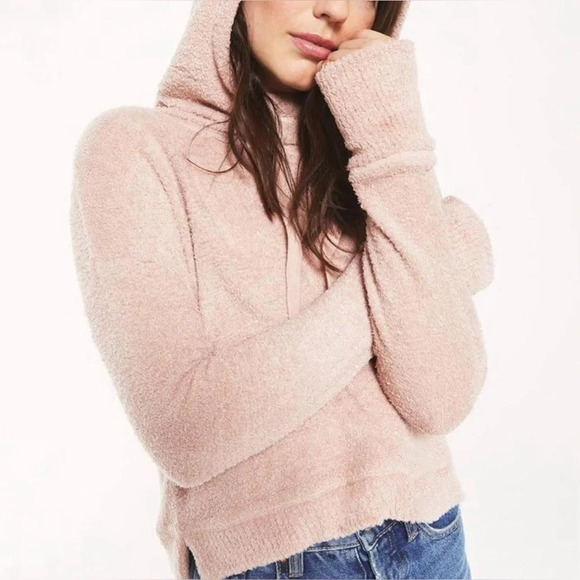 Z Supply Sweaters - Z Supply Kacey Feather Hoodie in Mauve